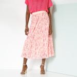 Jupes longues roses en polyester Taille 3 XL style ethnique pour femme en promo 