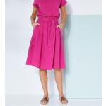 Jupes midi violettes en coton midi Taille XL style bohème pour femme en promo 