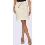 Jupes courtes Linea Tesini blanc d'ivoire courtes Taille XXL look fashion pour femme 
