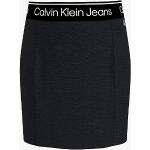 Jupes en jean Calvin Klein noires en viscose éco-responsable de créateur Taille 6 ans pour fille en promo de la boutique en ligne Calvinklein.fr 
