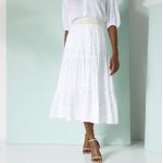 Jupons courts blancs en coton Taille XL pour femme en promo 