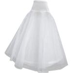 Jupons à cerceaux de mariée blancs en dentelle look fashion pour femme 