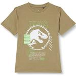 T-shirts à manches courtes kaki Jurassic Park lavable en machine Taille 12 ans look fashion pour garçon de la boutique en ligne Amazon.fr 