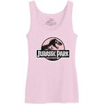 Débardeurs roses Jurassic Park lavable en machine Taille S look fashion pour femme 