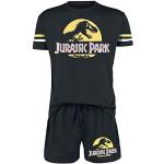 Jurassic Park Logo Homme Pyjama Noir XXL 100% Coton