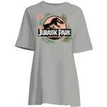 Chemises de nuit gris clair en coton Jurassic Park lavable en machine Taille XXL look fashion pour femme 