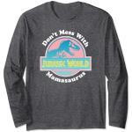 T-shirts à manches longues gris enfant Jurassic World look fashion 