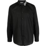 Chemises Just Cavalli noires imprimées à manches longues Taille 3 XL classiques pour homme en promo 