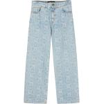 Jeans droits Just Cavalli bleues claires en denim W24 L27 classiques pour femme 