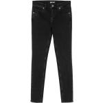 Jeans skinny Just Cavalli noirs en coton mélangé à franges W24 L29 pour femme 