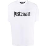 T-shirts à imprimés Just Cavalli blancs à manches courtes pour homme en promo 