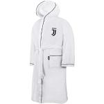 Robes de chambre blanches en coton enfant Juventus de Turin en promo 