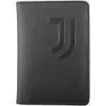 Porte-passeports noirs en cuir Juventus de Turin look fashion pour homme 