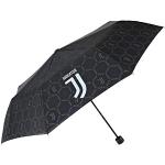 Parapluies pliants Perletti blancs Juventus de Turin look fashion pour femme 