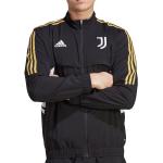 Vestes de running noires en polyester Juventus de Turin look fashion 