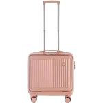 Valises trolley & valises roulettes roses à rayures en polycarbonate multi-compartiments look fashion pour femme 