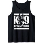 K-9 In Dogs We Trust - Agent de police de l'unité canine K9 Blue Line Débardeur