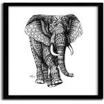 K.olin Tribu - Affiche Ornate Elephant 2 Par Biowo
