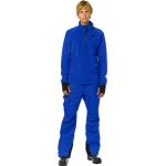 Pantalons de ski K-Way bleu marine imperméables coupe-vents Taille L look fashion pour homme 