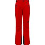 Pantalons de ski K-Way rouges imperméables coupe-vents Taille S look fashion pour femme 