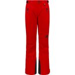 Pantalons de ski K-Way rouges imperméables coupe-vents Taille M look fashion pour femme 