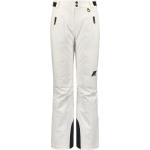 Pantalons de ski K-Way blancs imperméables coupe-vents Taille S look fashion pour femme 