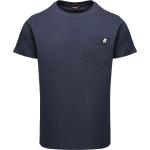 T-shirts K-Way bleus à manches courtes à manches courtes à col rond Taille XL look fashion pour homme 