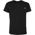 T-shirts col rond K-Way noirs en jersey à manches courtes à col rond Taille XXL look sportif pour homme 