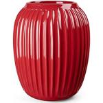Vases design rouges de 21 cm modernes 