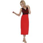 Fonds de robe rouges en viscose Taille L look fashion pour femme 