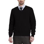 Pulls en laine de printemps noirs en laine Batman Joker à manches longues à col en V Taille XL look casual pour homme 