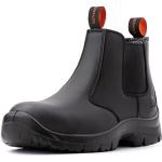 Chaussures de travail  noires antistatiques à lacets Pointure 48 look fashion pour homme 