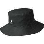 Chapeaux bob Kangol noirs en coton 62 cm look fashion 