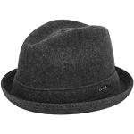 Chapeaux Fedora Kangol gris en feutre Taille S look fashion pour homme 