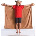 Couvertures Kanguru en polyester à motif ours à manches hypoallergéniques pour enfant en promo 