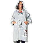 Polaires Kanguru gris en polaire oeko-tex Snoopy à capuche look fashion pour femme en promo 