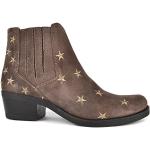 Kanna Kelly Taupe Suede Star Ankle Boot 39 Asfalto