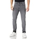 Jeans slim Kaporal gris délavés stretch W31 look fashion pour homme en promo 