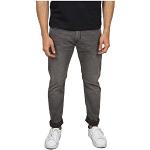 Jeans slim Kaporal gris en denim délavés stretch W29 look fashion pour homme 