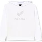 Sweats à capuche Kaporal blancs Taille 12 ans look fashion pour fille en promo de la boutique en ligne Amazon.fr 