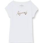 T-shirts à manches courtes Kaporal blancs en coton Taille 16 ans look fashion pour fille de la boutique en ligne Amazon.fr 