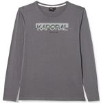T-shirts à manches courtes Kaporal gris en coton bio Taille 8 ans look fashion pour garçon en promo de la boutique en ligne Amazon.fr 