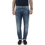 Jeans droits Kaporal Broz bleus en coton stretch W29 look fashion pour homme 