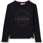 T-shirts Kaporal Juba noirs en coton bio Taille 8 ans look fashion pour garçon de la boutique en ligne Amazon.fr 