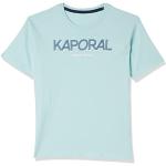 T-shirts à manches courtes Kaporal bleu ciel en coton Taille 8 ans look fashion pour garçon en promo de la boutique en ligne Amazon.fr 