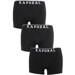 Boxers Kaporal noirs en coton lavable en machine Taille XXL look fashion pour homme 