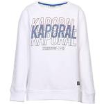 Sweatshirts Kaporal blancs Taille 12 ans look fashion pour garçon en promo de la boutique en ligne Amazon.fr avec livraison gratuite 