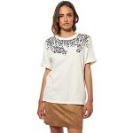 Kaporal - T-Shirt Blanc avec Sequins Femme en 100% Coton - Frel - M - Blanc