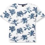 T-shirts à manches courtes Kaporal blancs à fleurs Taille 10 ans look fashion pour garçon de la boutique en ligne Amazon.fr 