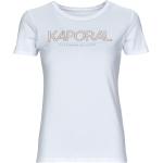 T-shirts Kaporal blancs Taille S pour femme en promo 